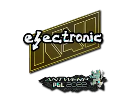 Sticker | electronic (Glitter) | Antwerp 2022