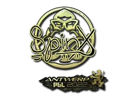 Sticker | Spinx (Gold) | Antwerp 2022