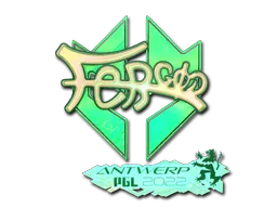 Sticker | fer (Holo) | Antwerp 2022