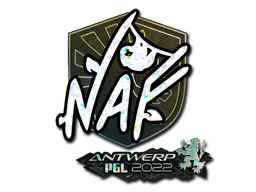 Sticker | NAF (Glitter) | Antwerp 2022