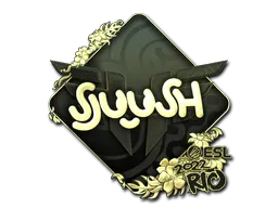 Sticker | sjuush (Gold) | Rio 2022