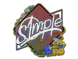 Sticker | s1mple | Rio 2022