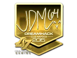 Sticker | jdm64 (Gold) | Cluj-Napoca 2015
