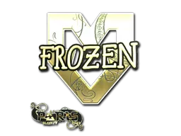 Sticker | frozen (Gold) | Paris 2023