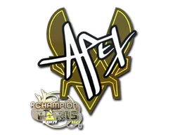 Sticker | apEX (Champion) | Paris 2023