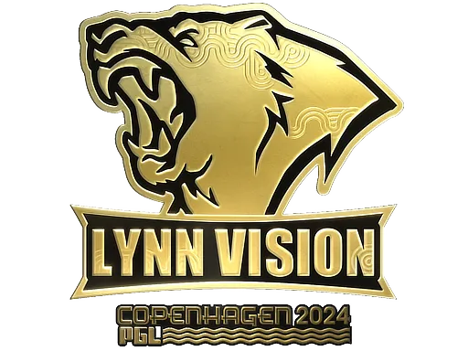 Sticker | Lynn Vision (Gold) | Copenhagen 2024