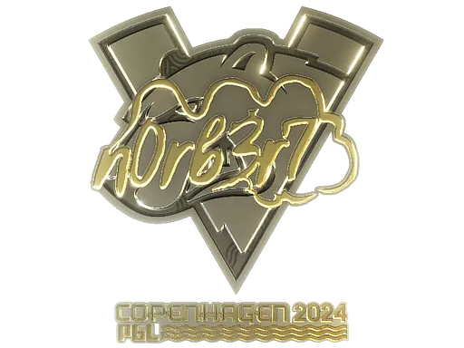 Sticker | n0rb3r7 (Gold) | Copenhagen 2024