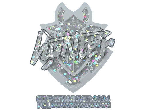 Sticker | huNter- (Glitter) | Copenhagen 2024