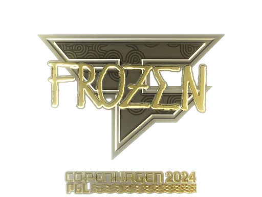 Sticker | frozen (Gold) | Copenhagen 2024