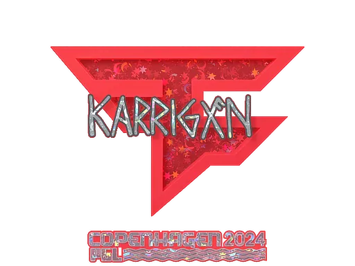 Sticker | karrigan (Glitter) | Copenhagen 2024
