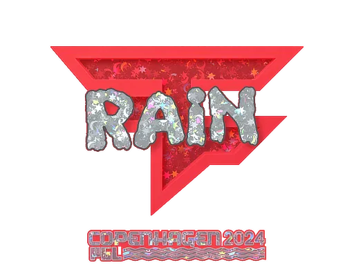 Sticker | rain (Glitter) | Copenhagen 2024