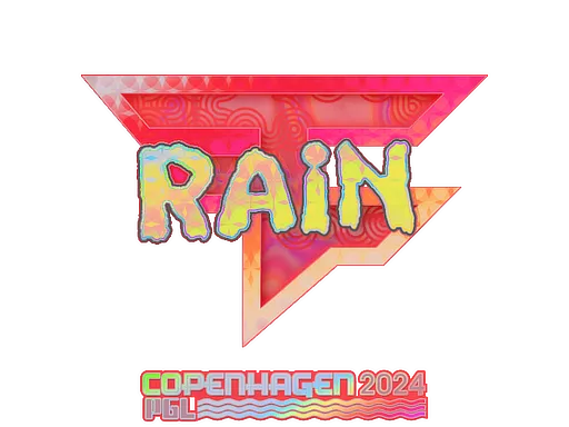 Sticker | rain (Holo) | Copenhagen 2024