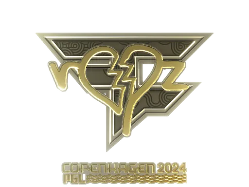 Sticker | ropz (Gold) | Copenhagen 2024