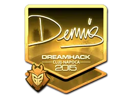 Sticker | dennis (Gold) | Cluj-Napoca 2015