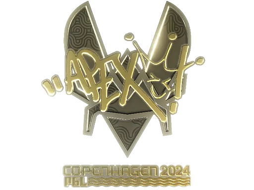 Sticker | apEX (Gold) | Copenhagen 2024