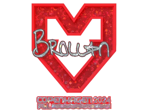 Sticker | Brollan (Glitter) | Copenhagen 2024