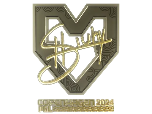 Sticker | siuhy (Gold) | Copenhagen 2024
