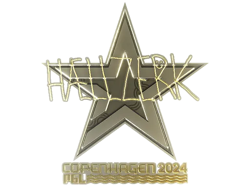 Sticker | hallzerk (Gold) | Copenhagen 2024