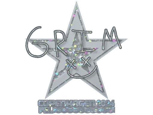Sticker | Grim (Glitter) | Copenhagen 2024
