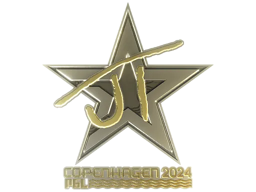 Sticker | JT (Gold) | Copenhagen 2024
