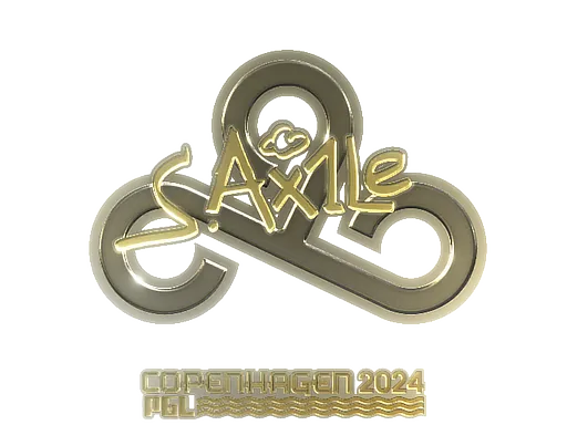 Sticker | Ax1Le (Gold) | Copenhagen 2024