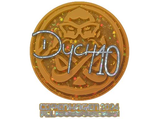 Sticker | Dycha (Glitter) | Copenhagen 2024