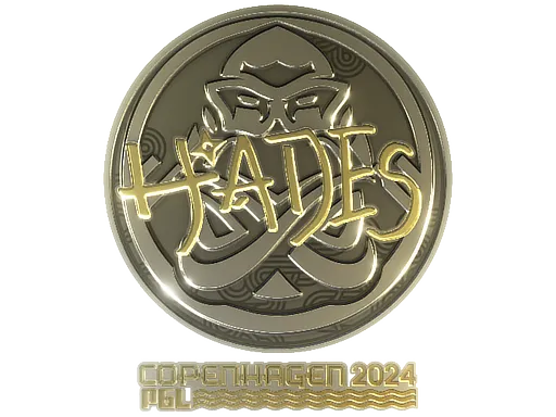 Sticker | hades (Gold) | Copenhagen 2024