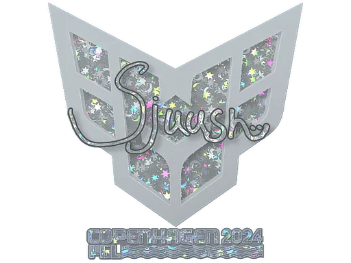 Sticker | sjuush (Glitter) | Copenhagen 2024