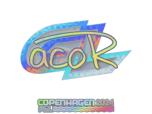 Sticker | acoR (Holo) | Copenhagen 2024