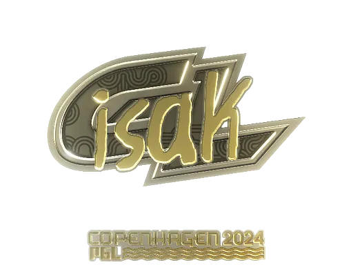 Sticker | isak (Gold) | Copenhagen 2024