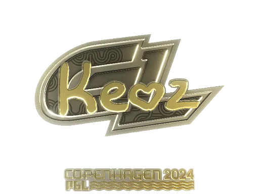 Sticker | Keoz (Gold) | Copenhagen 2024