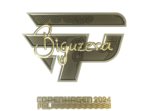 Sticker | biguzera (Gold) | Copenhagen 2024