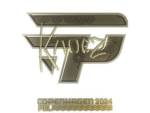 Sticker | kauez (Gold) | Copenhagen 2024