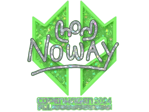 Sticker | noway (Glitter) | Copenhagen 2024