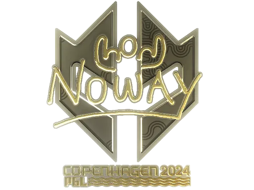 Sticker | noway (Gold) | Copenhagen 2024
