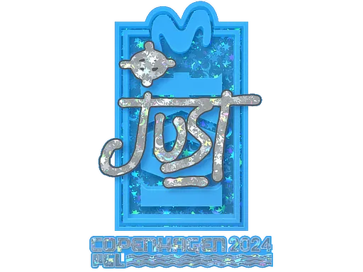 Sticker | JUST (Glitter) | Copenhagen 2024