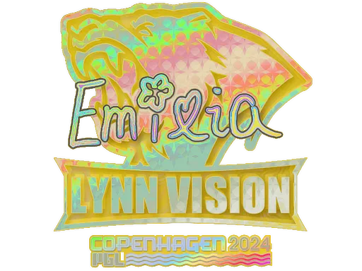 Sticker | EmiliaQAQ (Holo) | Copenhagen 2024