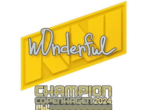Sticker | w0nderful (Champion) | Copenhagen 2024