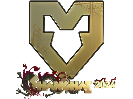 Sticker | MOUZ (Gold) | Shanghai 2024