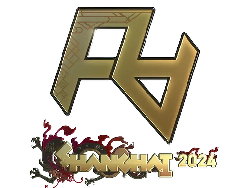Sticker | Rare Atom (Gold) | Shanghai 2024