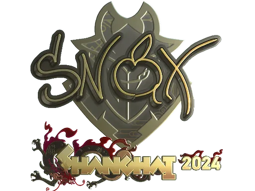 Sticker | Snax (Gold) | Shanghai 2024