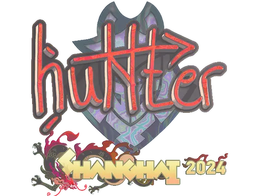 Sticker | huNter- (Holo) | Shanghai 2024