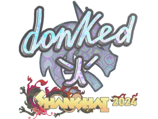 Sticker | donk (Holo) | Shanghai 2024