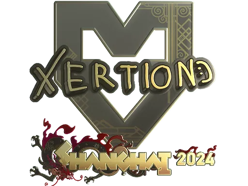 Sticker | xertioN (Gold) | Shanghai 2024
