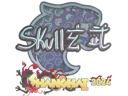 Sticker | skullz (Holo) | Shanghai 2024