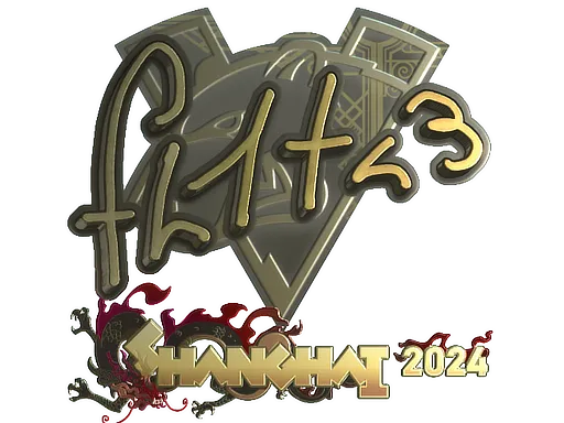 Sticker | FL1T (Gold) | Shanghai 2024
