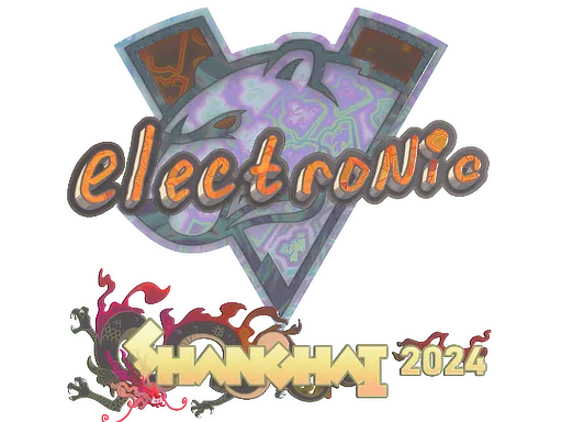 Sticker | electronic (Holo) | Shanghai 2024