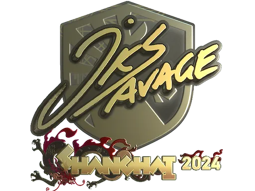 Sticker | jks (Gold) | Shanghai 2024