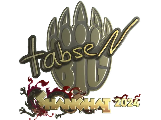 Sticker | tabseN (Gold) | Shanghai 2024