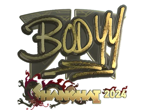 Sticker | bodyy (Gold) | Shanghai 2024
